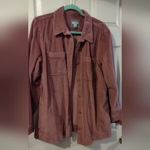 L.L. Bean Pink Lightweight Shirt Jacket